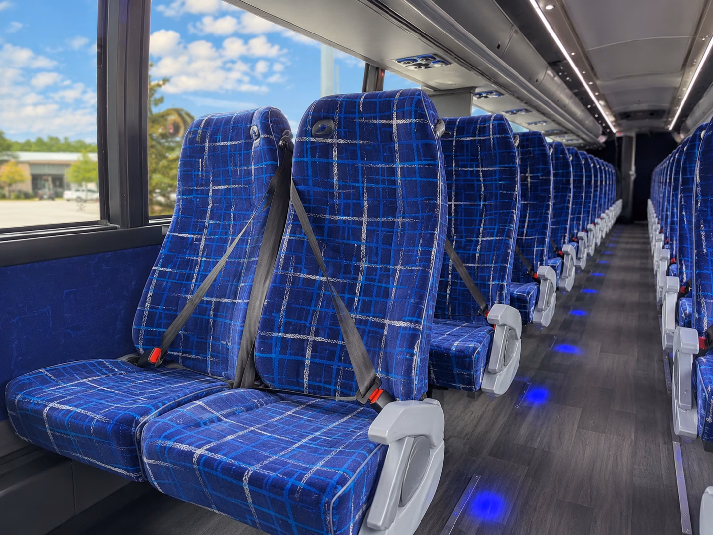 independence charter bus interior