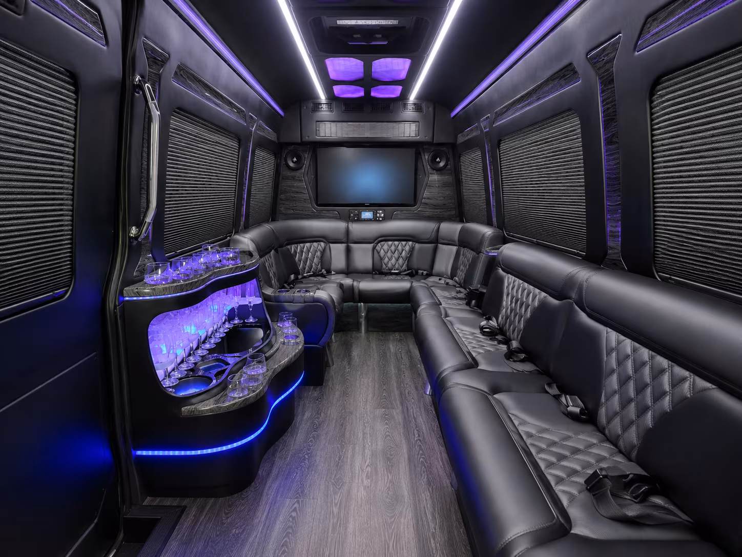 independence corporate event transportation onboard seating
