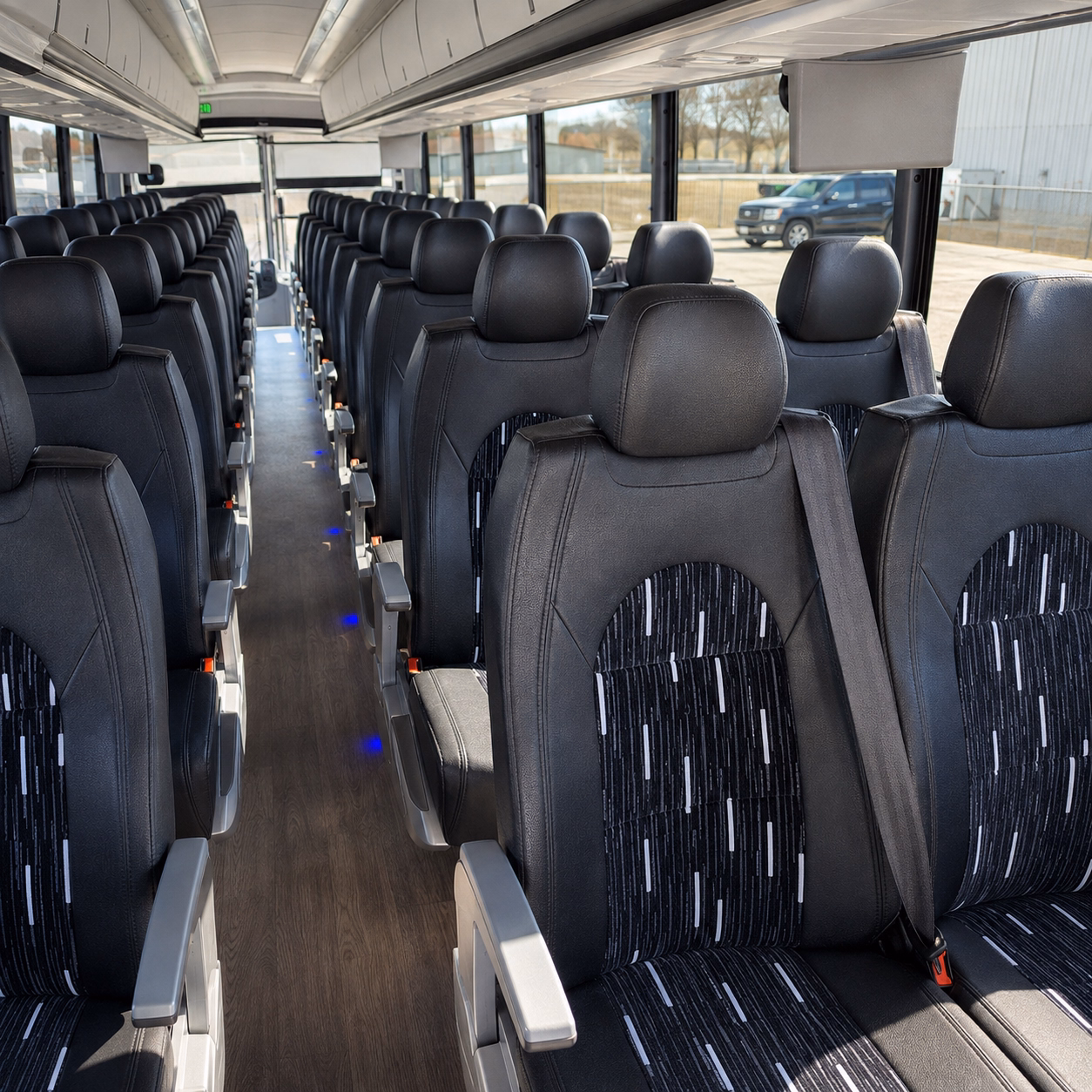 independence sporting event transportation onboard seating